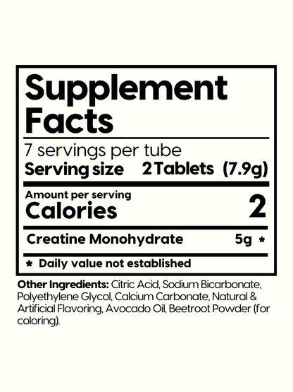 COMING SOON Effervescent Creatine Tablets (7-Servings)