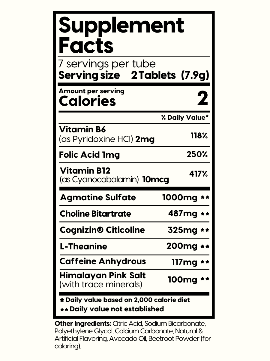 Effervescent Productivity Tablets (7-Servings)